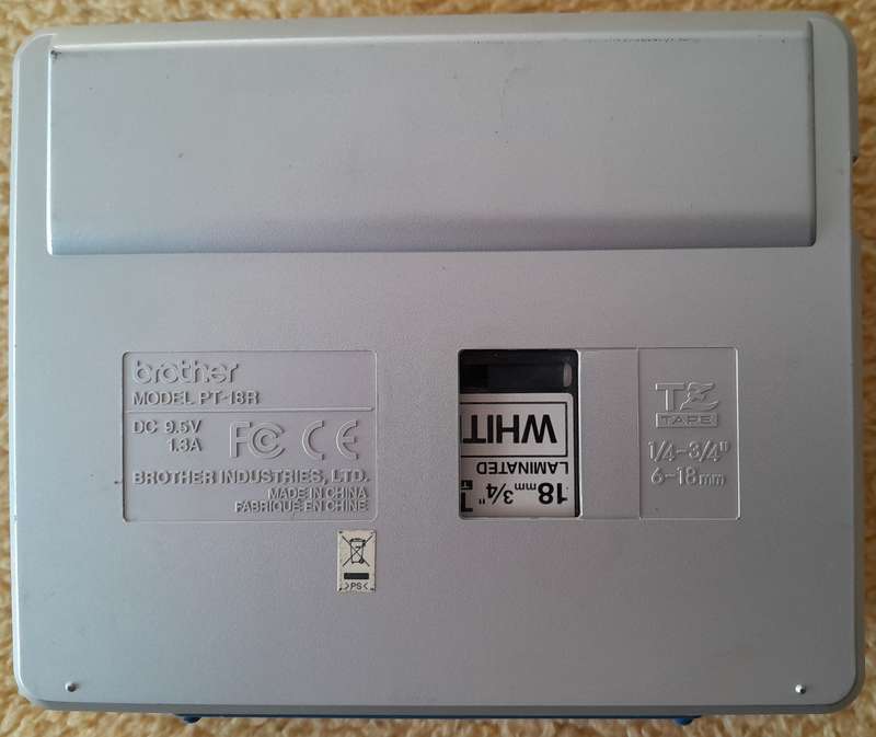 Brother P-touch 18R Label Making Machine. No more lost files!