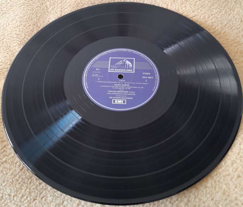 HMV Concert Classics vinyl LP Record - Yehudi Menuhin with Sir Eugene Goosens - Collector's Item