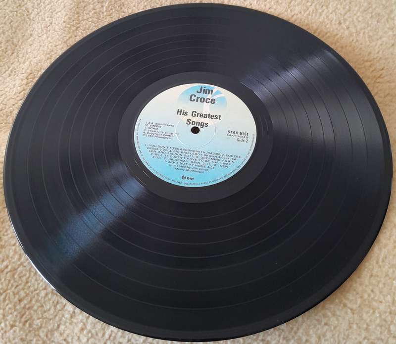Jim Croce - His Greatest Songs - vinyl LP record - Collector's Item - American guitar viruoso!