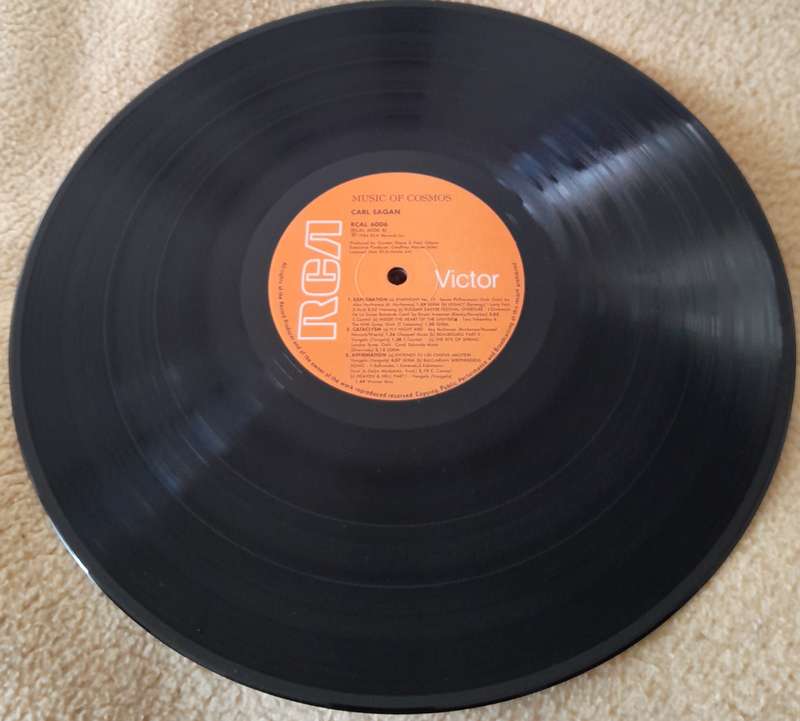 The Music of Cosmos vinyl LP record (Carl Sagan) - Classic Collector's Item