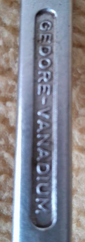 Gedore 1/2" 13 17 19 22 Combination Spanner Set - Ideal for the car and motorbike mechanic, workshop