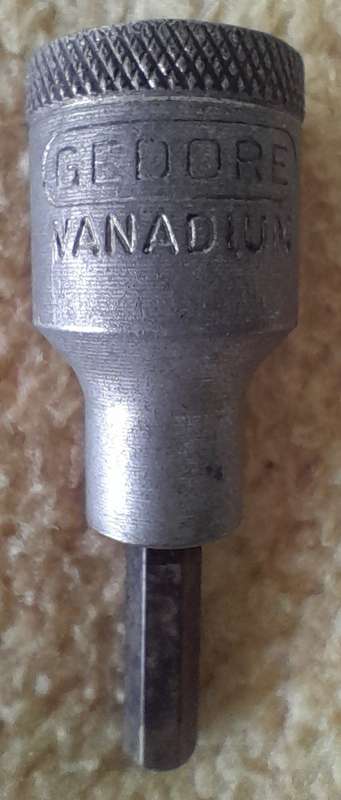 Gedore IN19 Allen Socket 1/4" 6mm 7mm 8mm- Ideal for the car and motorbike mechanic, workshop