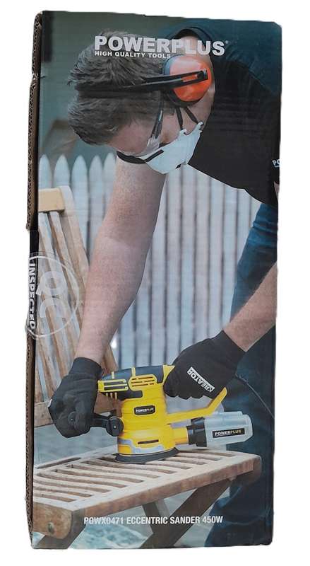 Powerplus Eccentric Sander POWX0471. Brand New.
