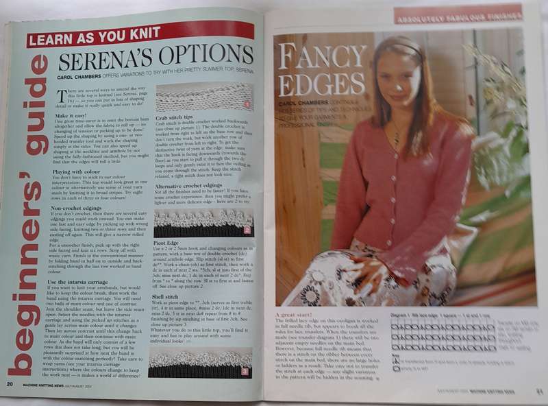Knitting Machine News Jul 2004
