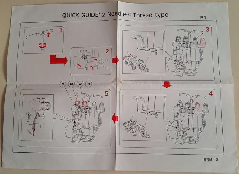 Toyota Differential Overlocker 3404D - Ideal for sewing enthusiasts and professionals