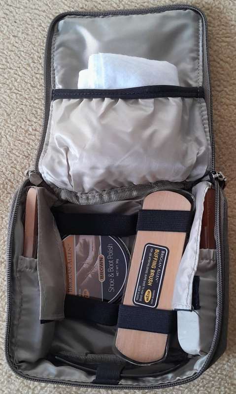 Briggan Allen Shoe Shine Kit - Brown