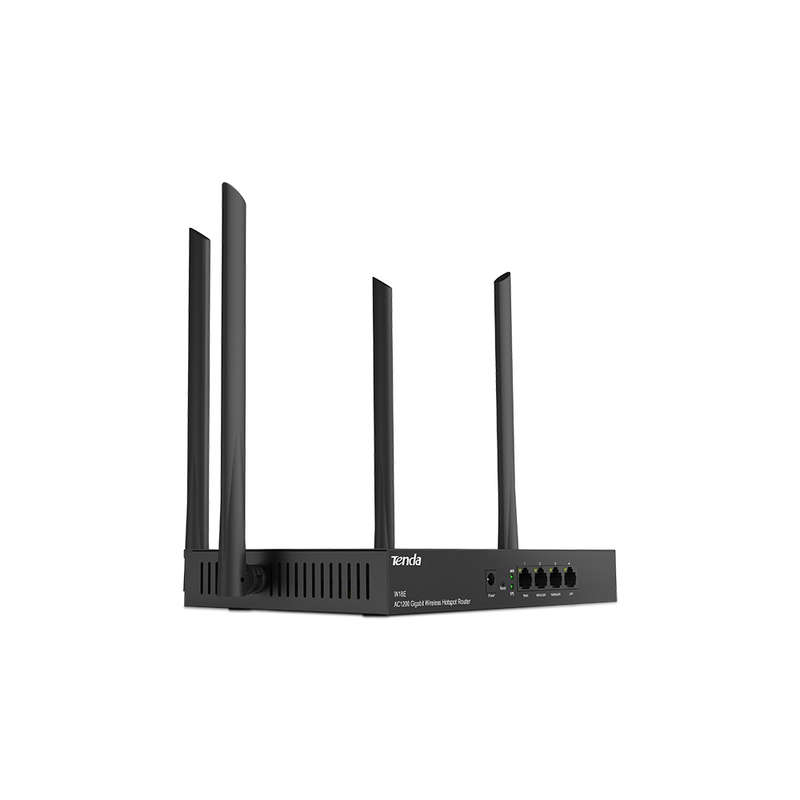 Tenda Dual Band AC 5dBi 4 Port Gigabit WAN Hotspot Router | W18E