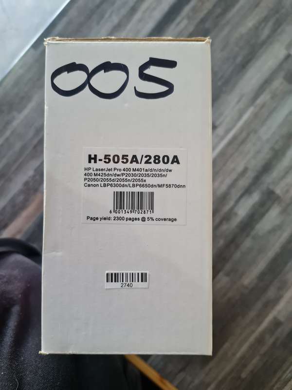 Generic HP 505A / 280A Compatible Printer Toner Cartridge