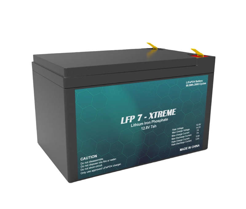 Octopi LFP-Xtreme 7Ah - 12.8V Lithium Iron Phosphate (LiFePO4) Battery