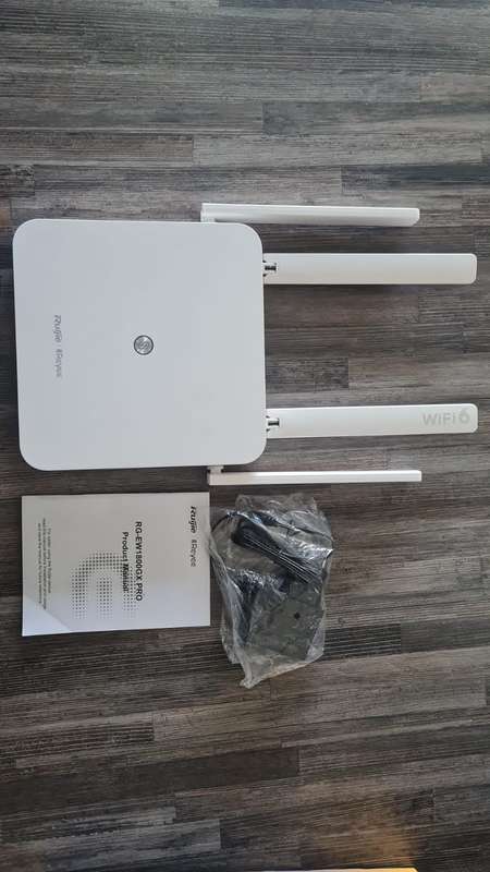 Reyee Dual Band WiFi 6 1800Mbps 6dBi Gigabit Mesh Router | RG-EW1800GX Pro
