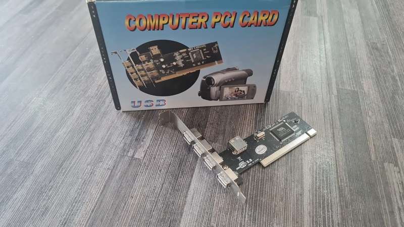PCI 4-port USB 2.0 + 1 Port Internal USB 2.0 Card