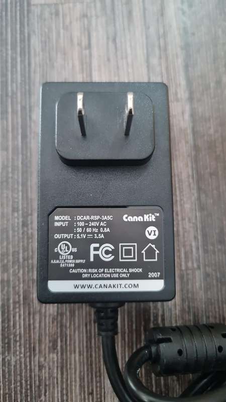 CanaKit 3.5A Raspberry Pi 4 Power Supply (USB-C)