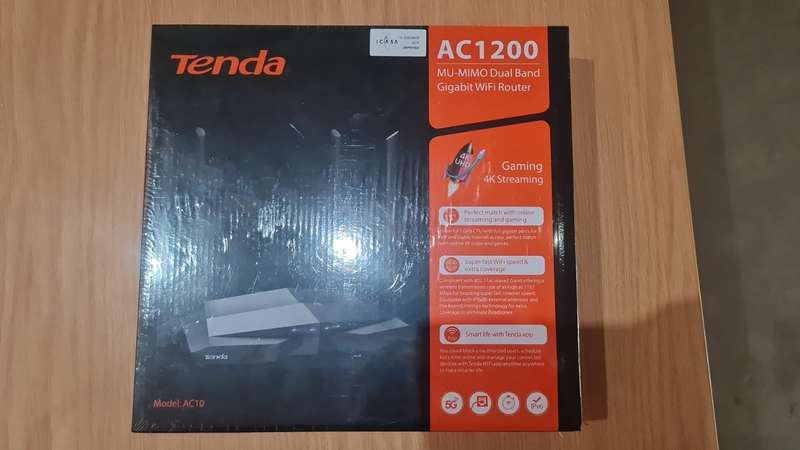 Tenda AC10 Dual-Band Router, AC1200 Smart Gigabit Wi-Fi