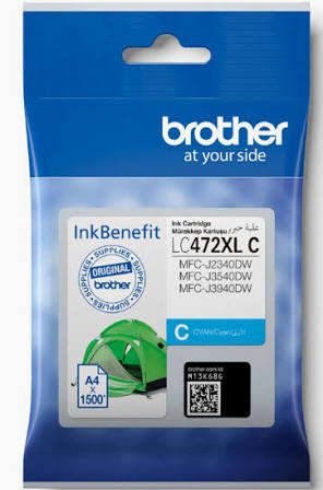 Brother LC472XL Printer Ink Cartridge Original Combo pack