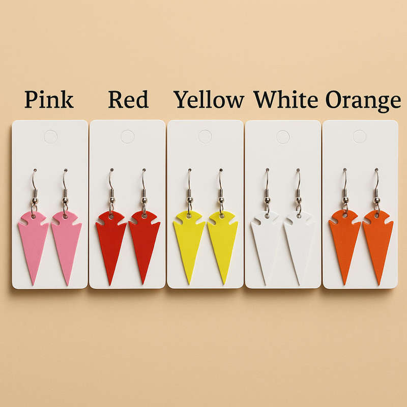 Mystic Arrows Leather Earrings  3 Pair Bundle