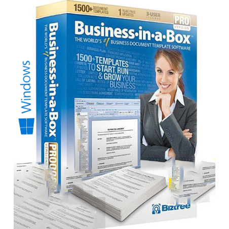 Biztree's Business-in-a-Box contains a collection of 2000+ professionally formatted business & legal