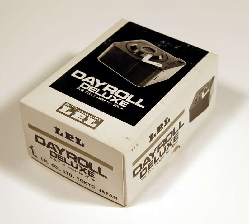 LPL DAYROLL DELUXE, Bulk Film Loader for 35mm film. (Loaded with B/W Lith Film.)