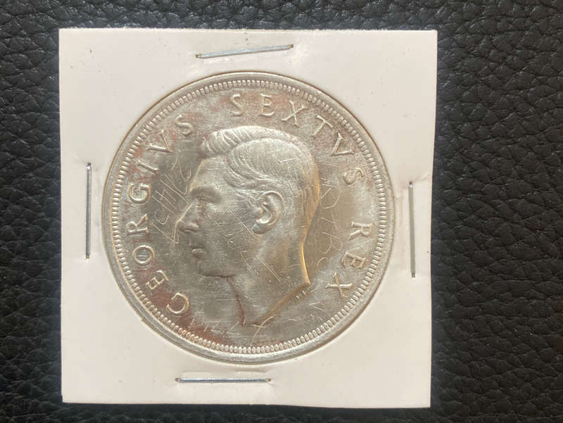 South African 5 Shilling 1652-1952