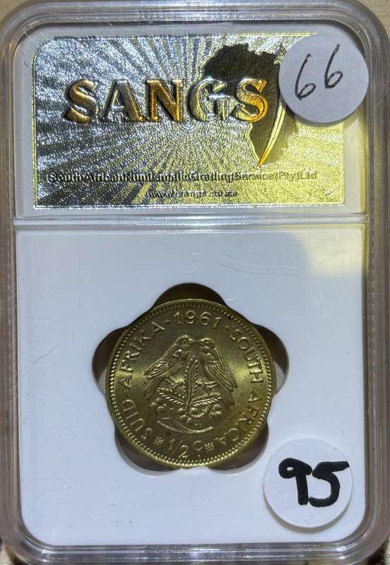 1961 South African 1c MS 64