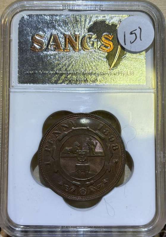 1898 ZAR Penny MS61