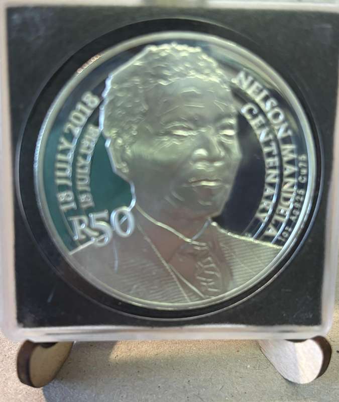 2018 R50 - Nelson Mandela Centenary (1Oz Silver)