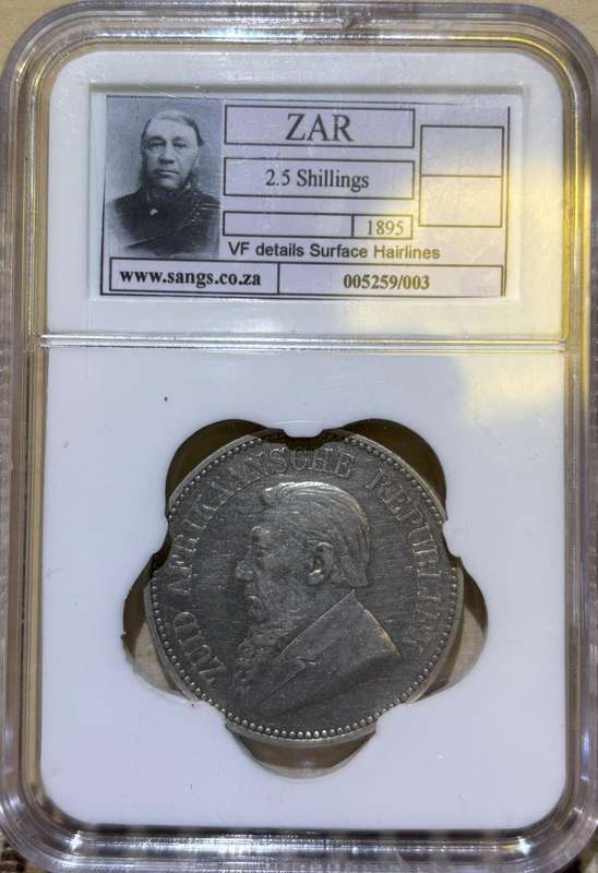 1895 ZAR 2.5 Shilling