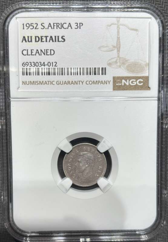 1952 South African Threepence
