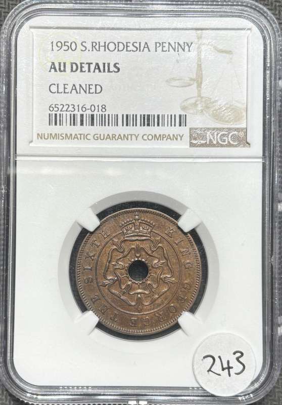 1950 Rhodesian Penny