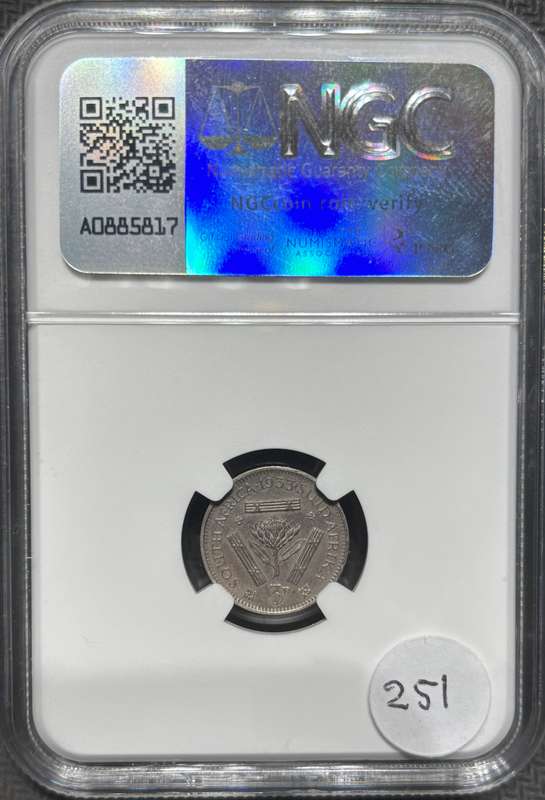 1933 South African Threepence