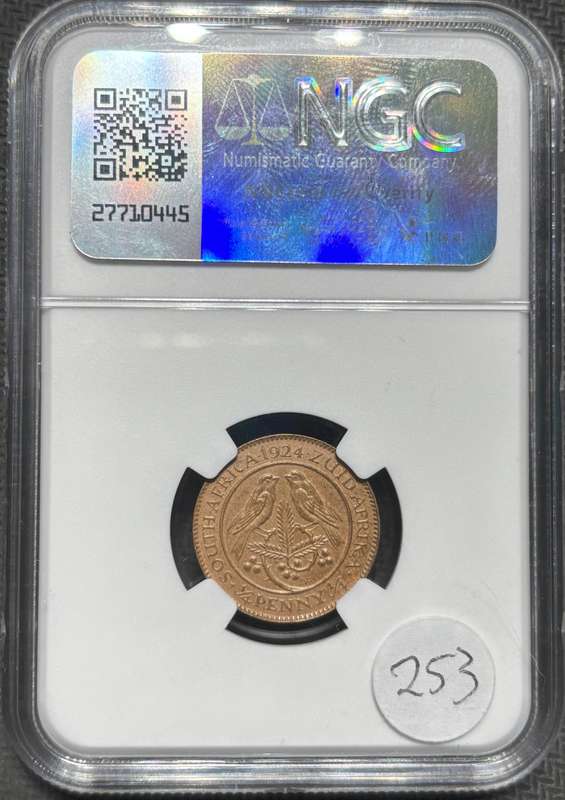 1924 South African Quarter Penny
