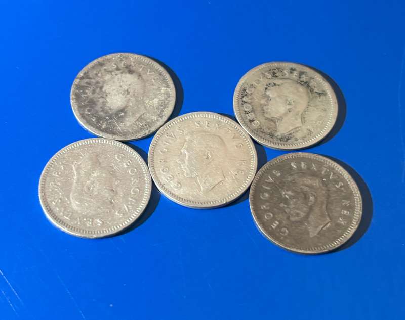 Union 3D coins (5x assorted) Price for all