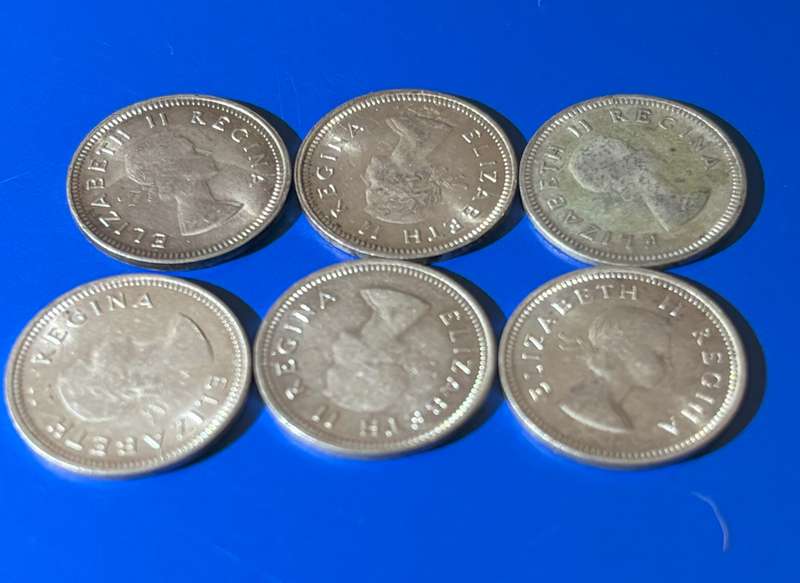 Union 3D coins (6x assorted) Price for all
