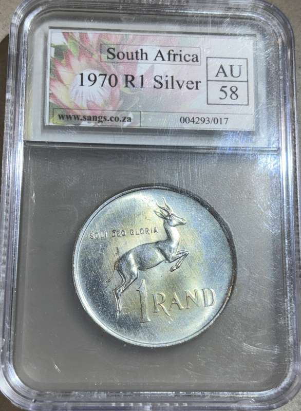 1970 South African One Rand (Silver)