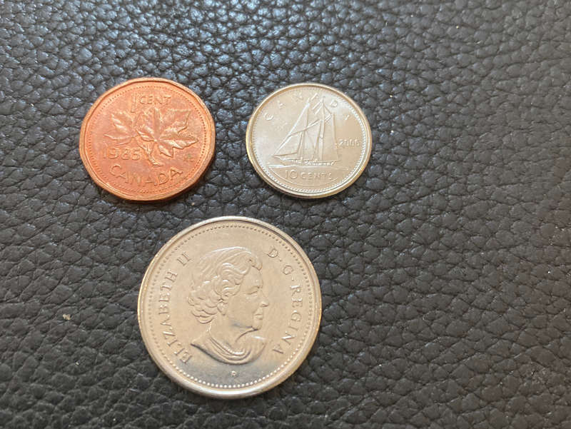 Canada mixed cents mint state coins