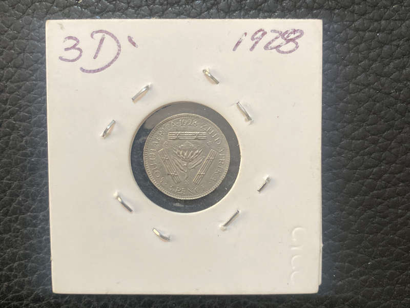 S.African 3 Pence 1928