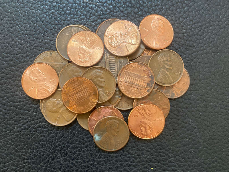 USA 1 Cent mixed years
