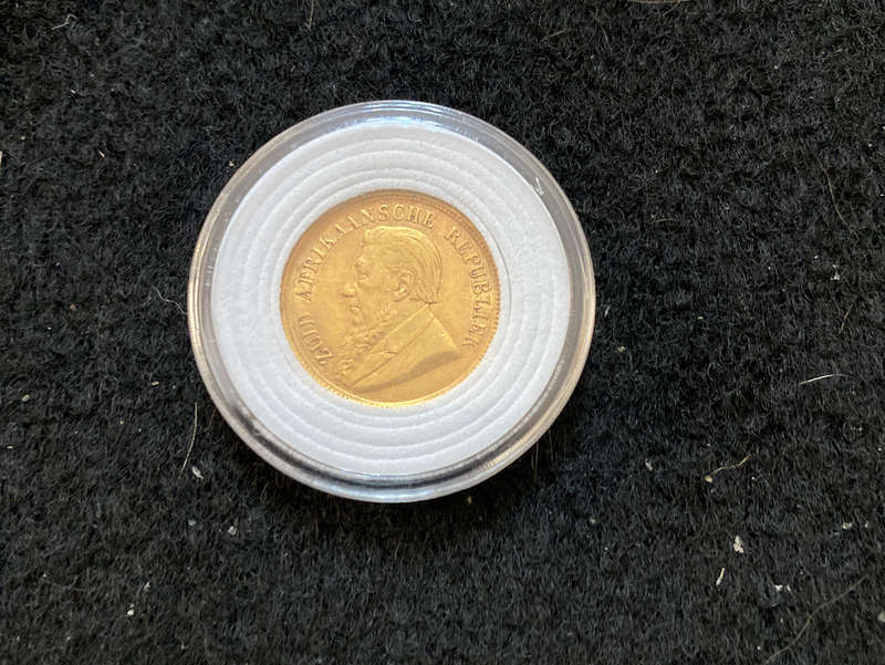 ZAR 1/2 Pond 1896 Gold