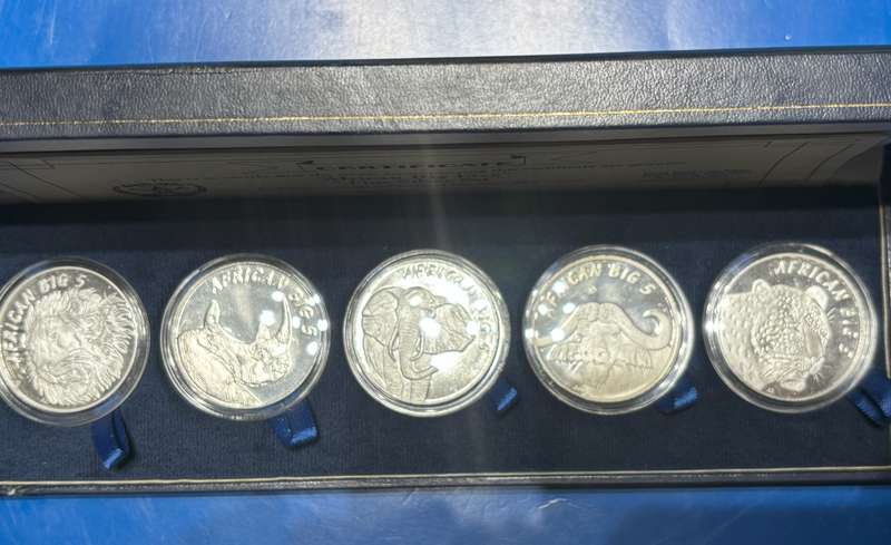 Big 5 1oz Fine Silver Set