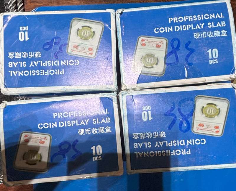 Coin slabs (10 per Box)