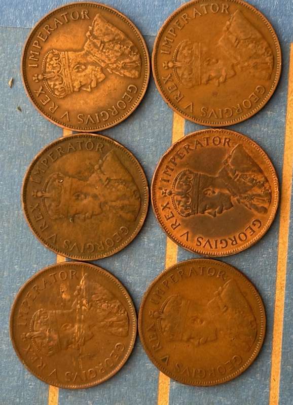 Assorted Pennies King George V (Bid for the lot)
