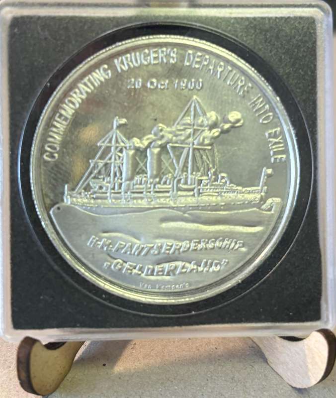 Krugers Departure into Exile (1Oz Fine Silver)