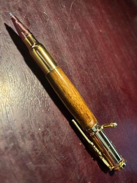 HAND CRAFTED BULLET PEN