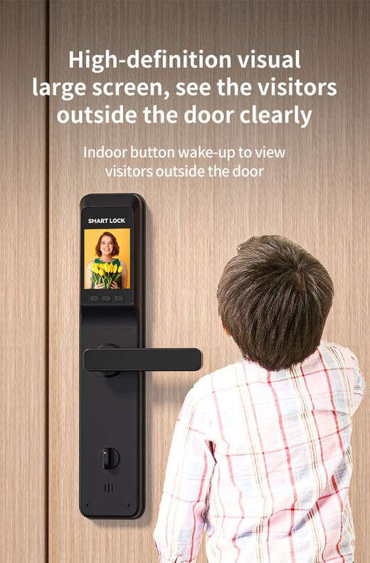 Intelligent Smart Door Lock with Cat Eye / Bell (TUYA)