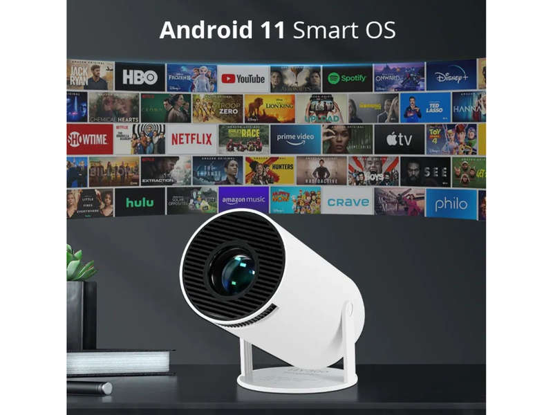 Smart Portable Projector and Bluetooth Speaker Bundle