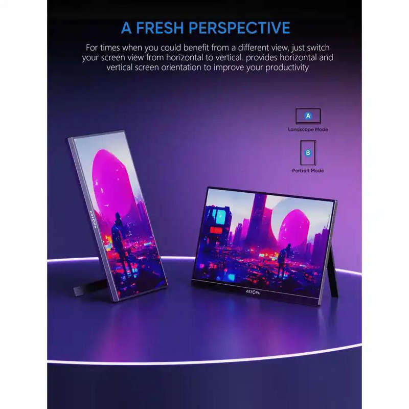 Azorpa 16.1" poratable gaming monitor 144hz