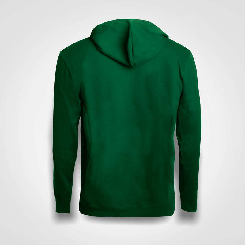 Plain Hoodies Bottle Green