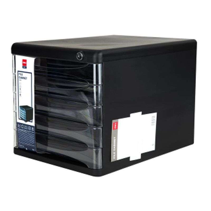 File Cabinet 5 Drawer Green