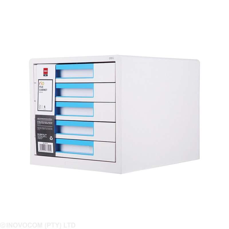 File Cabinet 5 Drawer Green