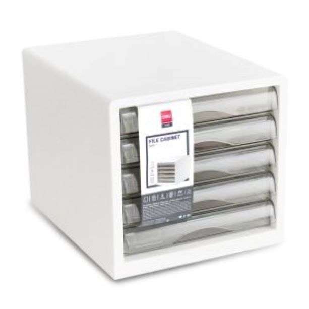 File Cabinet 5 Drawer Green