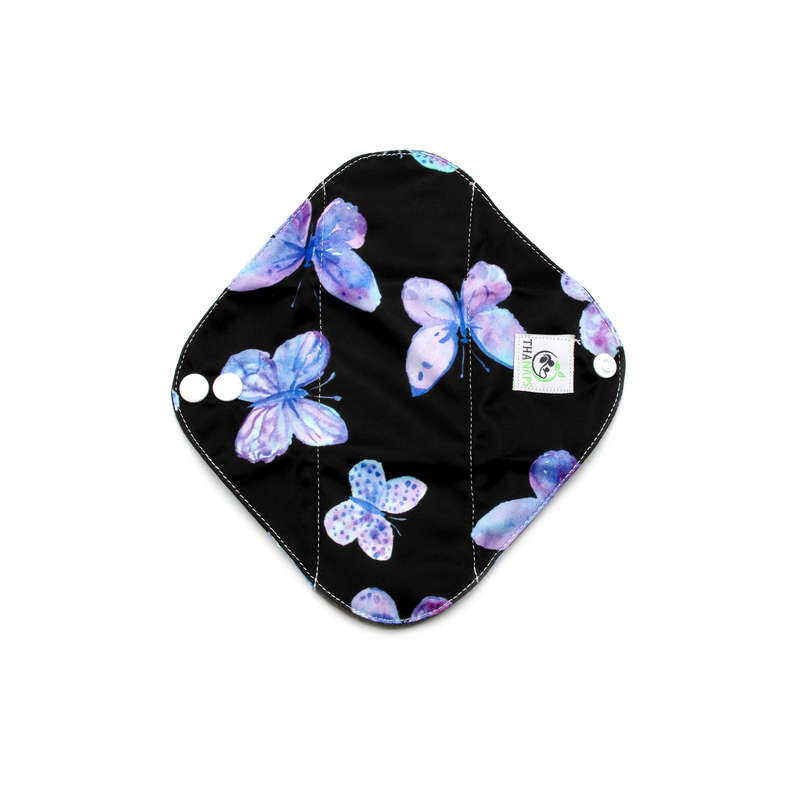 3x Small, Reusable Bamboo Charcoal Menstrual Pad Thanaps